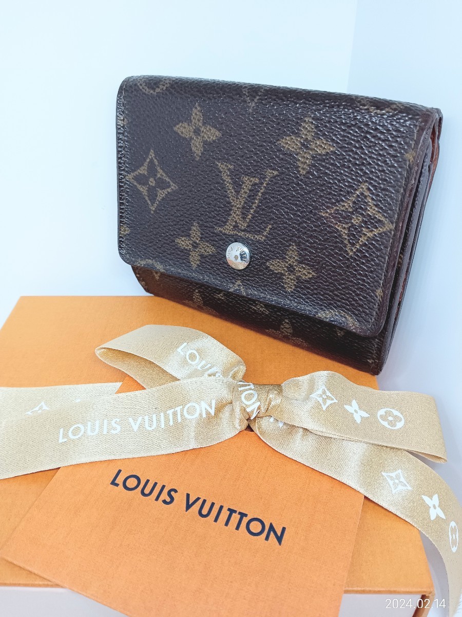 LOUIS VUITTON モノグラム　Wホック 財布　ヴィンテージ　 ルイヴィトン　　042_画像1