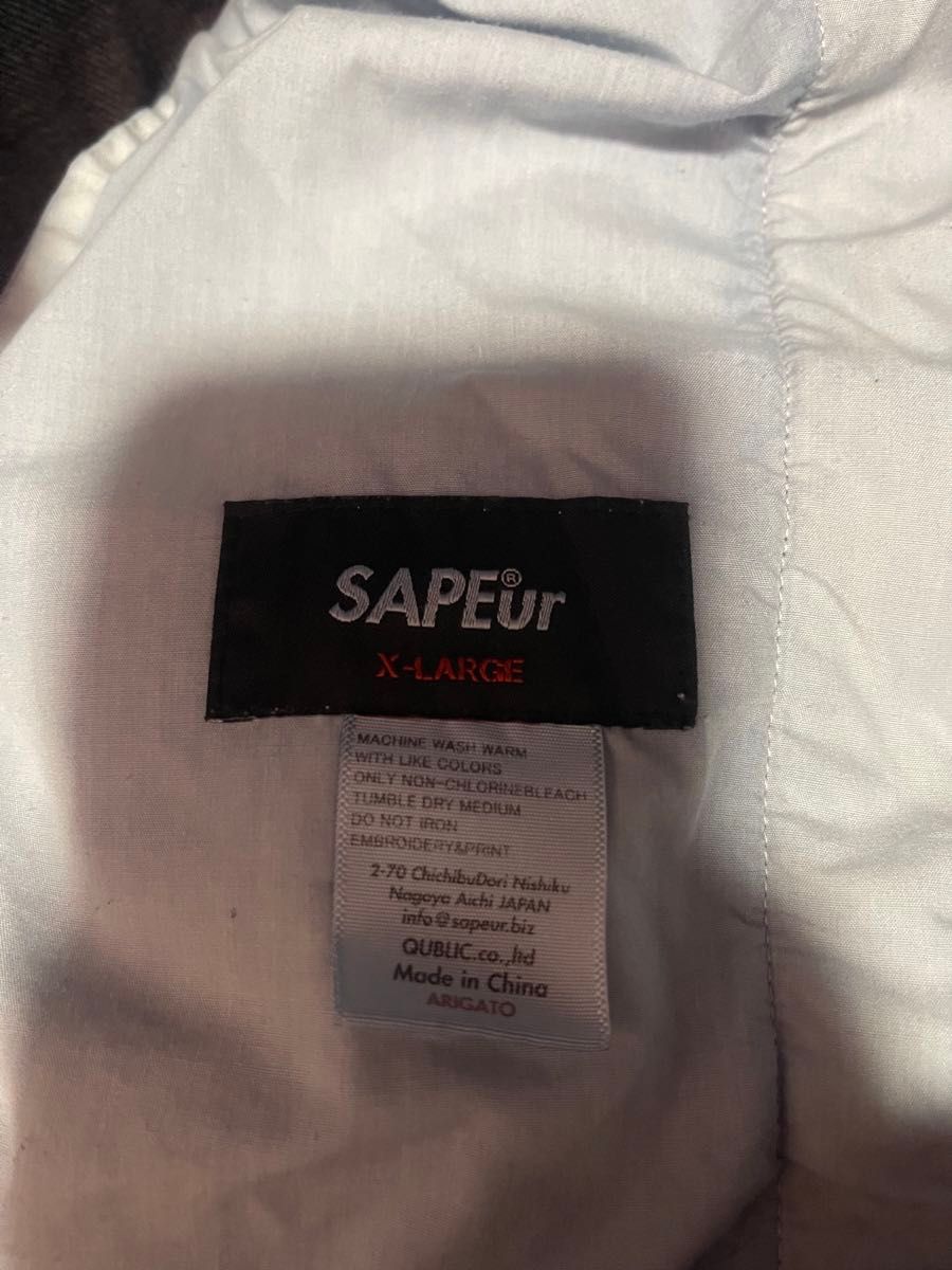SAPEur サプール ヴィンテージデニムトラックパンツ XL SAPEur サプール ヴィンテージデニムトラックパンツ XL