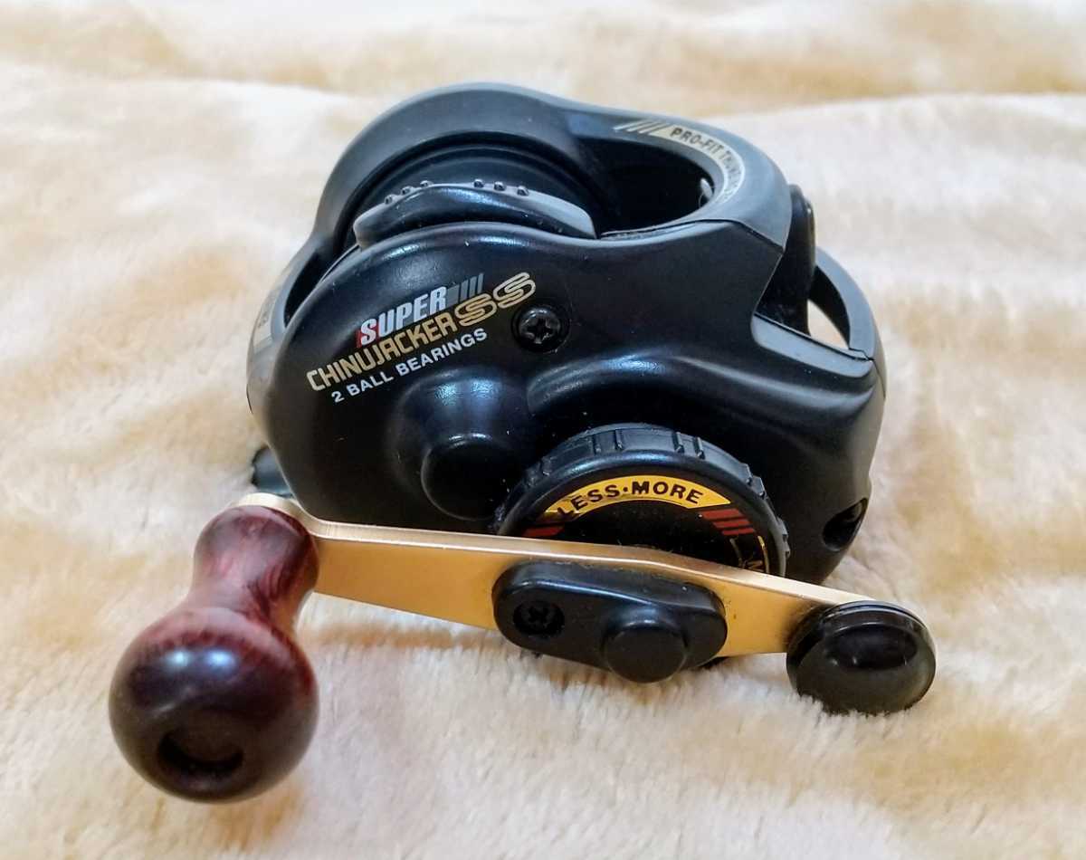 ダイワ DAIWA SUPER CHINUJACKER SS リール チヌ 黒鯛 リール 比較的キレイな美品系_画像6