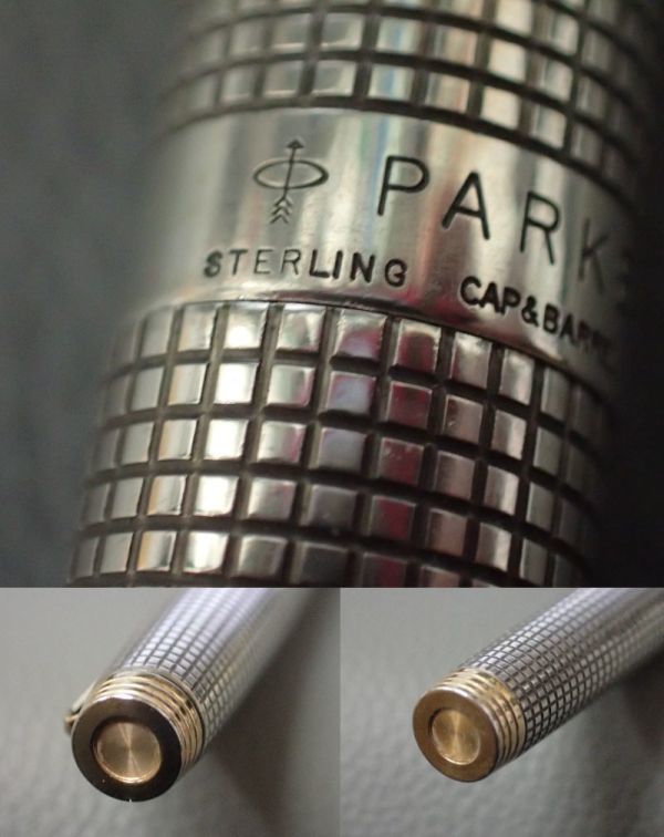 ◆万年筆＆ボールペンSET◆パーカー PARKER★ペン先 14K ボディー STERLING ケース・インク付★保管品 美品★商品詳細を必読ください◆_画像6