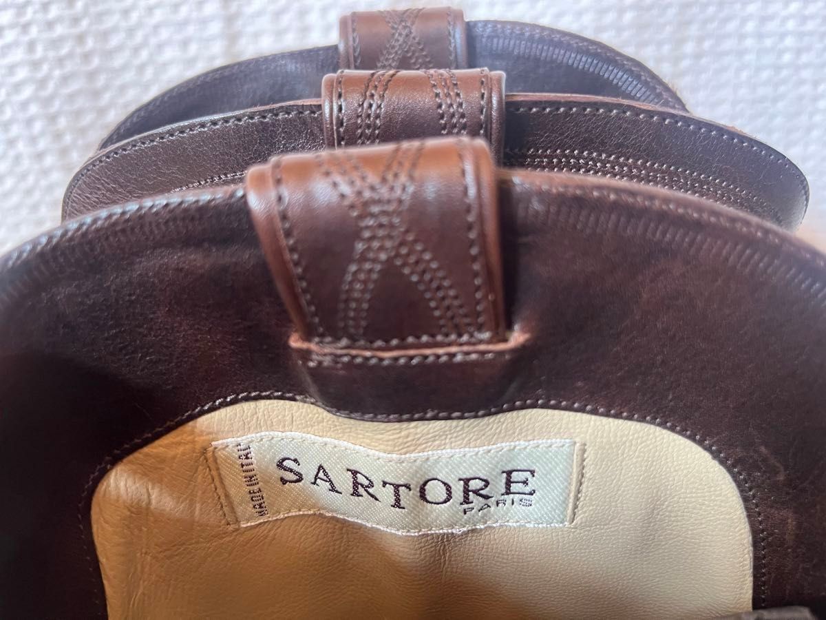 サルトル　SARTORE  ウエスタンブーツ　ブーツ　 ブラウン　36 TOMORROWLAND 正規品　内袋あり