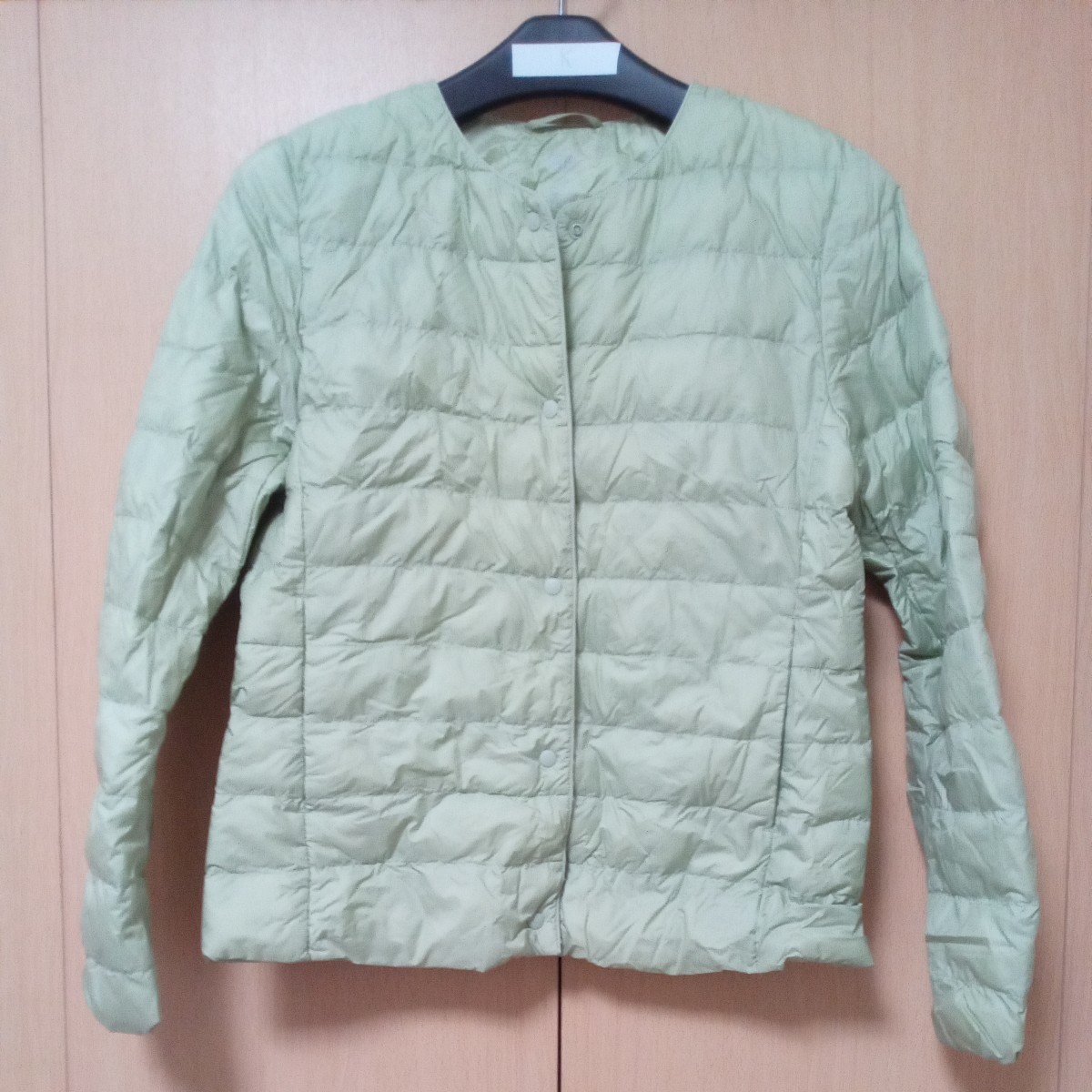  Uniqlo Ultra light down no color jacket lady's M pepper mint green 