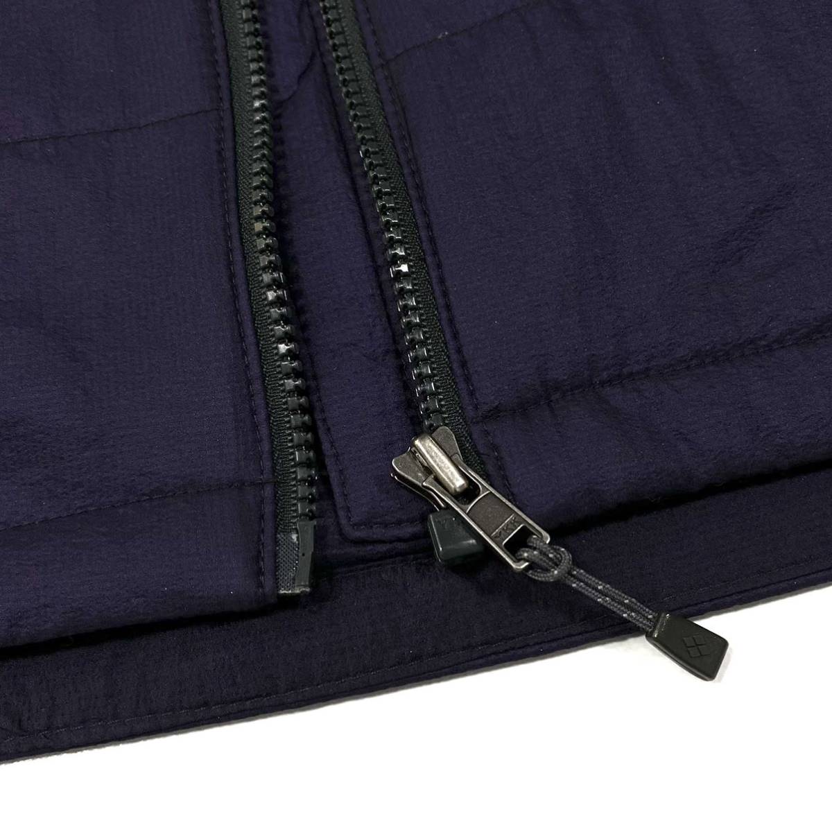 mont-bell(モンベル)U.L.サーマラップジャケット 中綿入りジャケット 刺繍ロゴ メンズS パープル系/ブラックの画像5