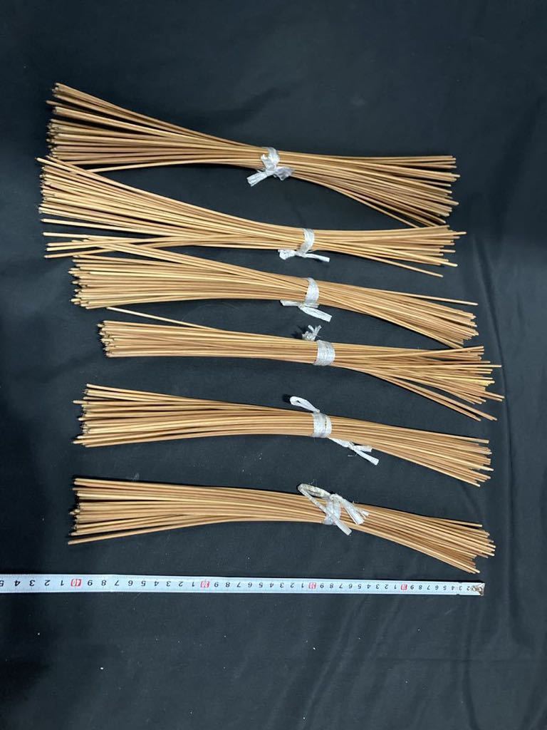着尺用 伸子 約40cmしんし針 50本 径3cm ローケツ 刷毛 ろうけつ Shinshi Bamboo Dowels Sticks Needles in Tips for Stretching Fabric_出品価格は50本あたりの価格。1束50本
