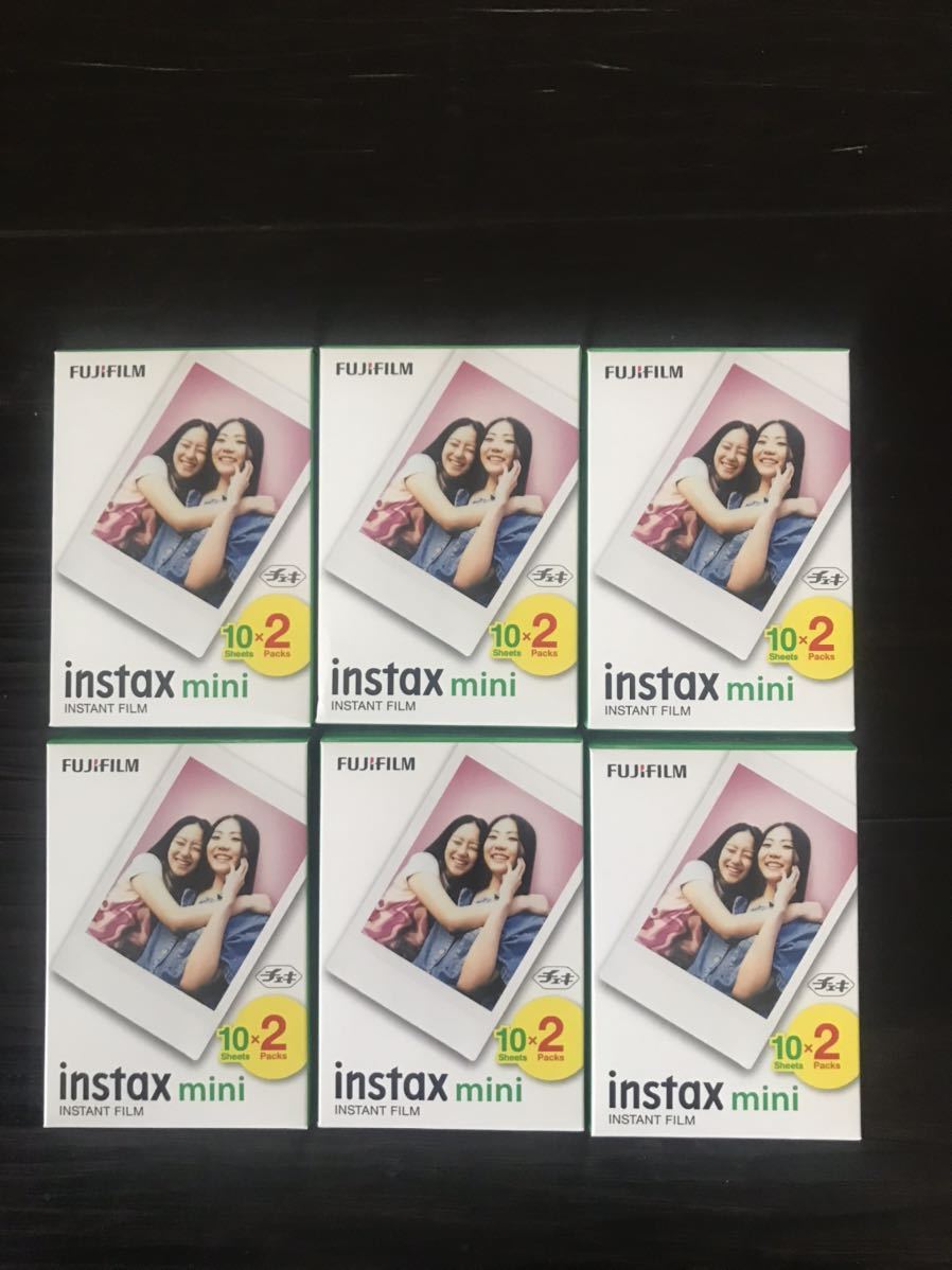 富士フイルムFUJIFILM インスタントカメラ チェキ用フィルム 20枚入×6箱。合計120枚 有効期限25年11月の画像2