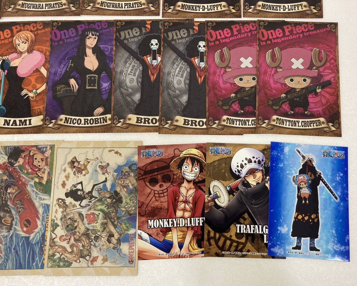 まとめ売り ONEPIECE展 イラスト展 STRONG World ポストカード ブロマイド セット ルフィ トラファルガーロー ナミ ニコロビン チョッパー_画像5