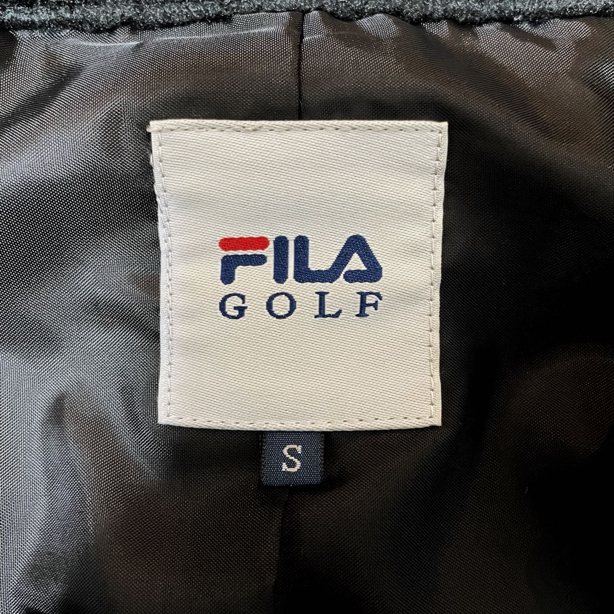 FILA GOLF フィラゴルフ ゴルフウェア ゴルフジャケット ジャンパー 黒 ダウンコート アウター