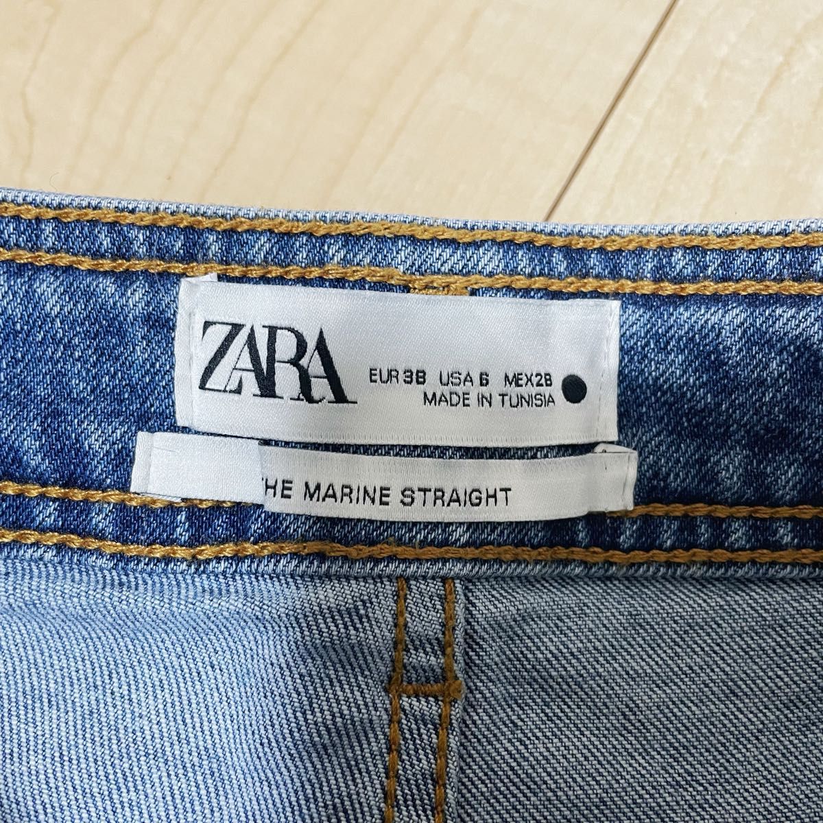 ZARA ザラ ワイドデニム ジーパン ジーンズ デニムパンツ 38