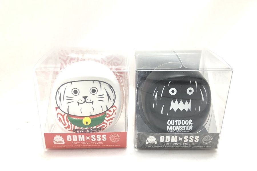 【送料無料】東京)◇OUTDOOR MONSTER×SENDAI SUBURB SHOP ODM X SSS ソフビ人形 ダルマ 2種_orb-2402012810-od-081551397_1.jpg