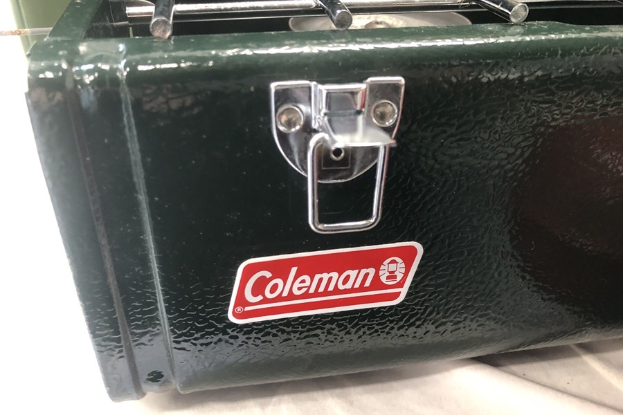 【送料無料】東京)Coleman コールマン クラシック ツーバーナー 416-700J 93年10月製 チェックバルブ不良の画像5