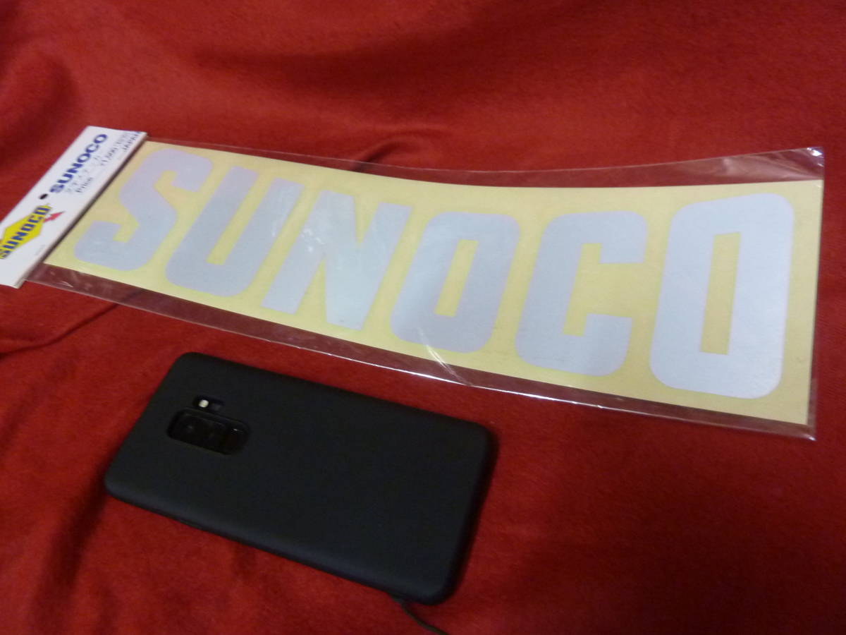 SUNOCO スノコ ステッカー 反射素材 ロゴ切り文字 2枚の画像2