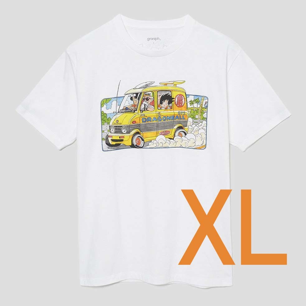XLサイズ【新品】Tシャツ　ドラゴンボール　「ドライブ」　graniph　鳥山明　Dragon Ball 孫悟空　クリリン　亀仙人　ヤムチャ