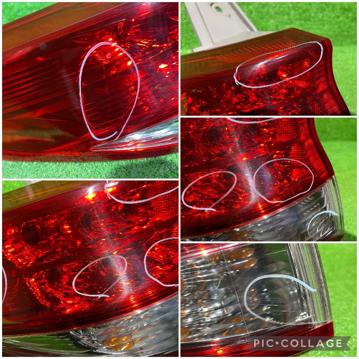 TOYOTA トヨタ ACR50 エスティマ 純正 LED テールランプ テールライト 左 L 助手席側【ICHIKOH 28-205】点灯確認済み！_画像3