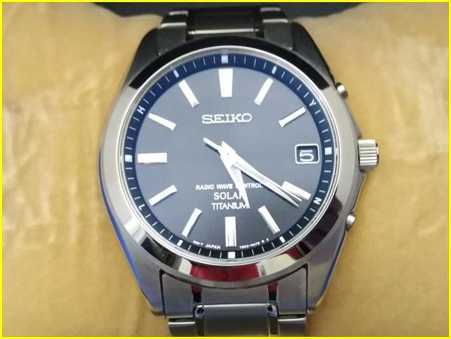 【美品/動作品】 SEIKO セイコー スピリット スマート SBTM217 7B52-0AK0 チタン メンズ 腕時計 ソーラー 電波時計_画像3