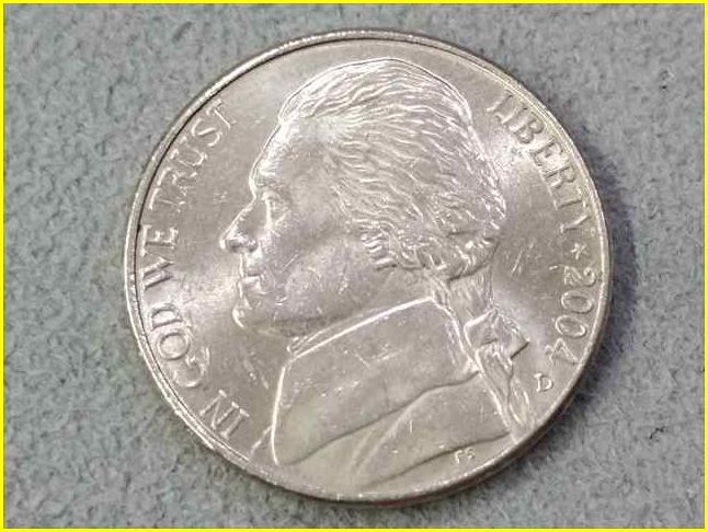 【アメリカ 5セント 硬貨/2004年】 ジェファーソン/ルイス・クラーク探検隊の船/米ドル/コイン_画像4