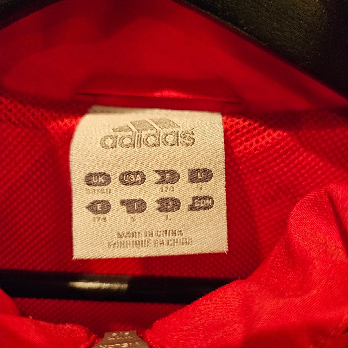 【送料無料】2009-10 リバプール adidas アディダス Track Jacket Lサイズ P06959 ジャージ サッカー_画像5