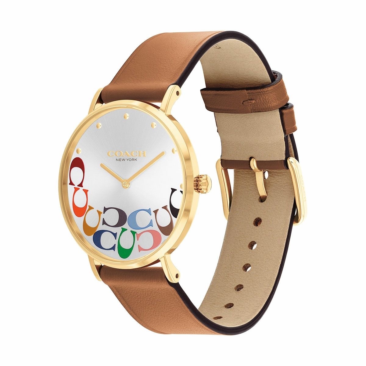 COACH コーチ ペリー レインボー コレクション レインボーシグネチャー柄 レディース ウォッチ/腕時計の画像5