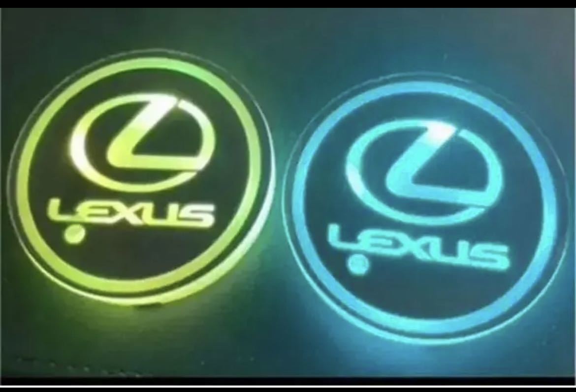 【★光るレクサス★簡単カスタム】虹色グラデーション★LEXUS LED★ドリンク カップホルダー★！lexus TRD ★ モデリスタ Fスポーツ★_画像9