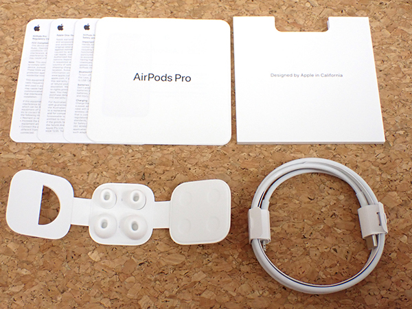 ☆【中古 訳あり】Apple AirPods Pro MWP22ZP/A ノイズキャンセル Wireless Charging Case 海外版 本体 付属完品 ※若干ノイズ(PZ48-20)の画像2