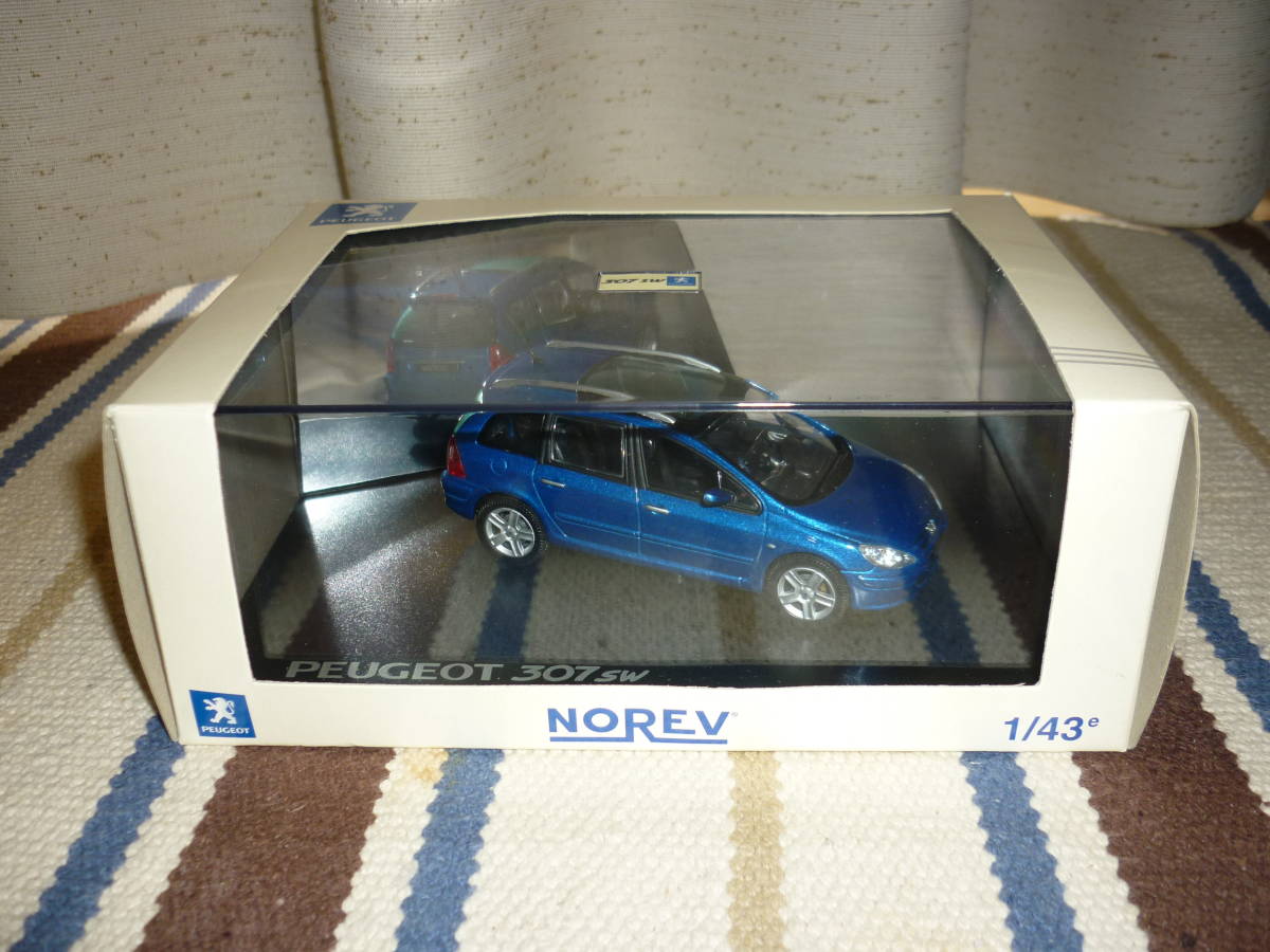 Yahoo!オークション - ノレブ 1/43 プジョー 307SW ブルー Yahoo!オークション - ノレブ 1/43 プジョー 307SW ブルー