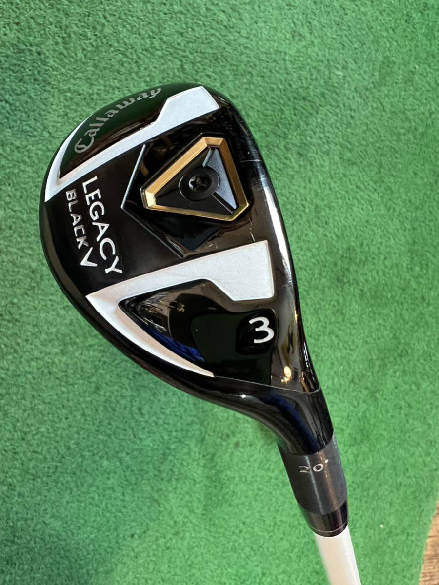 キャロウェイ　レガシー　ブラック(callaway LEGACY BLACK) ハイブリッド ユーティリティ ３番　20° S シャフト　HYBRID _画像1