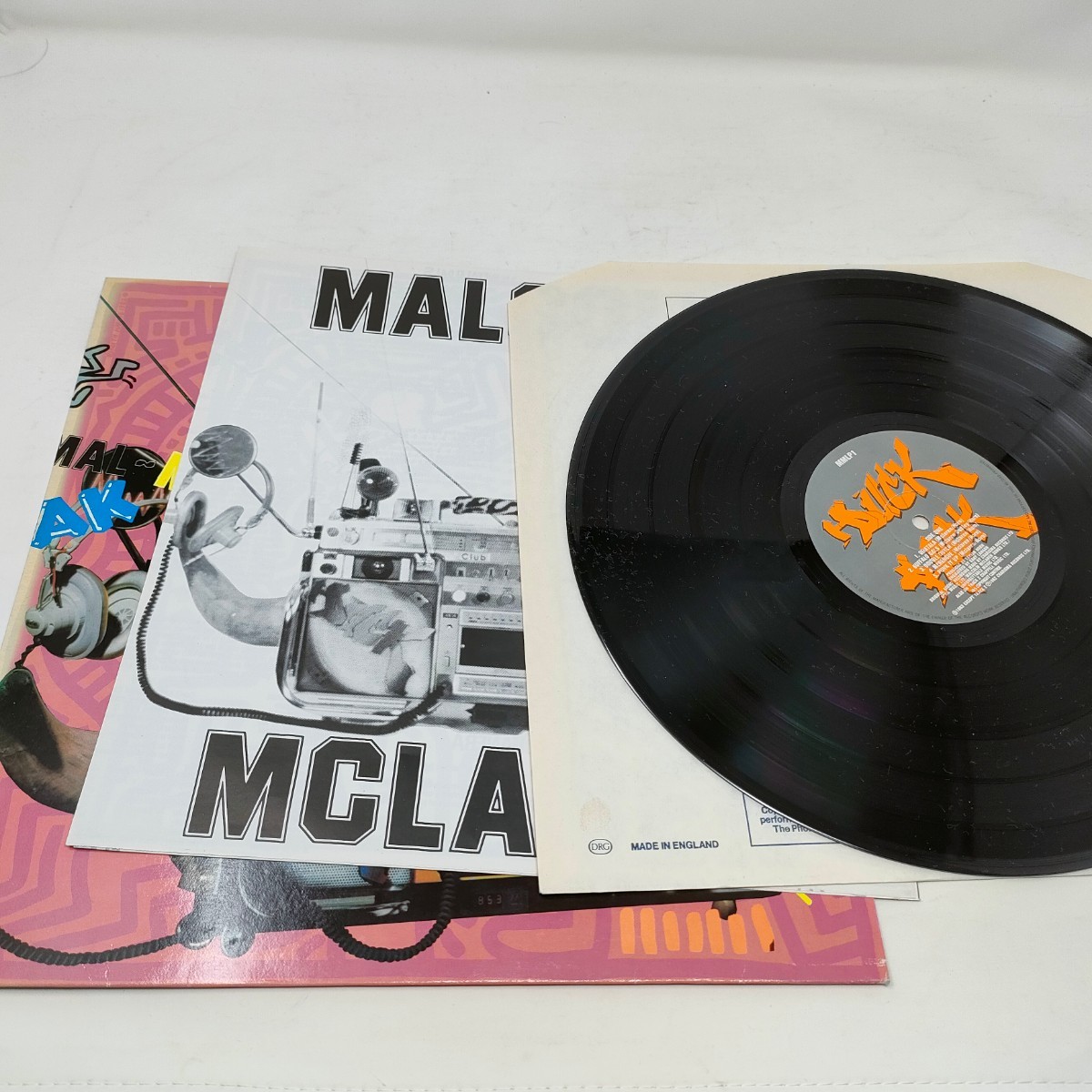 UK盤　（1983年）Malcolm McLaren Duck Rock マルコム・マクラーレン　ダックロック　　MMLP1 ジャケットに日焼けあり　LP レコード　即決_画像4