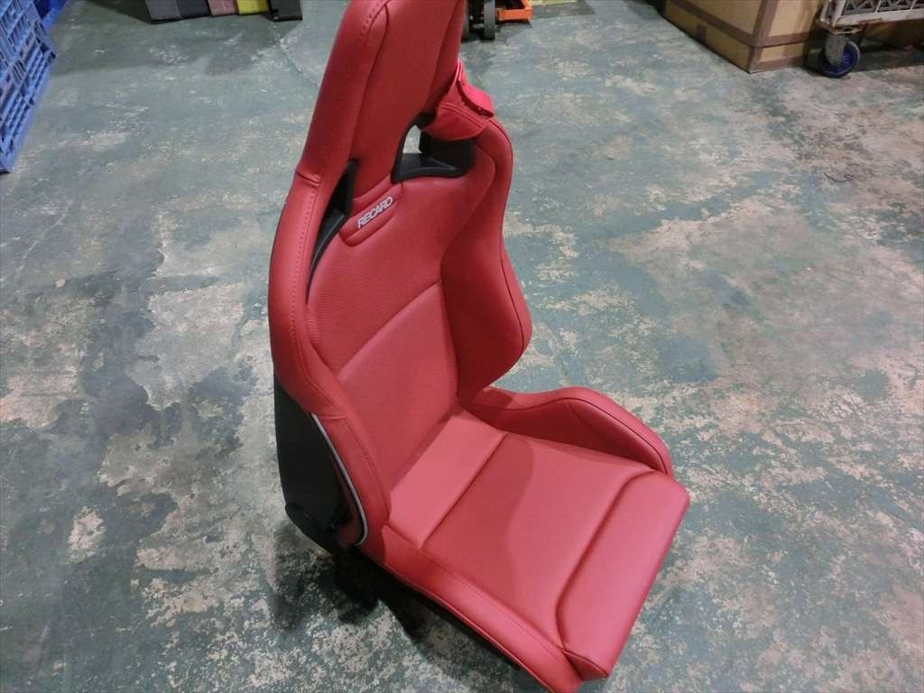 T【M3-13】【220サイズ】★RECARO レカロ スポーツスター LL100H SE レッド系 助手席 41010J1963/動作未確認/※傷汚れ有_画像1