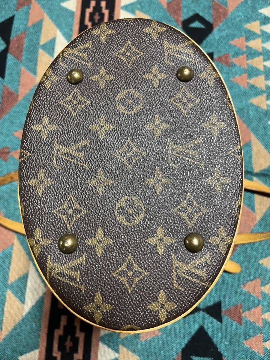 ルイヴィトン LOUIS VUITTON モノグラム プチバケット 正規店購入 ポーチ 収納袋 付属_画像3