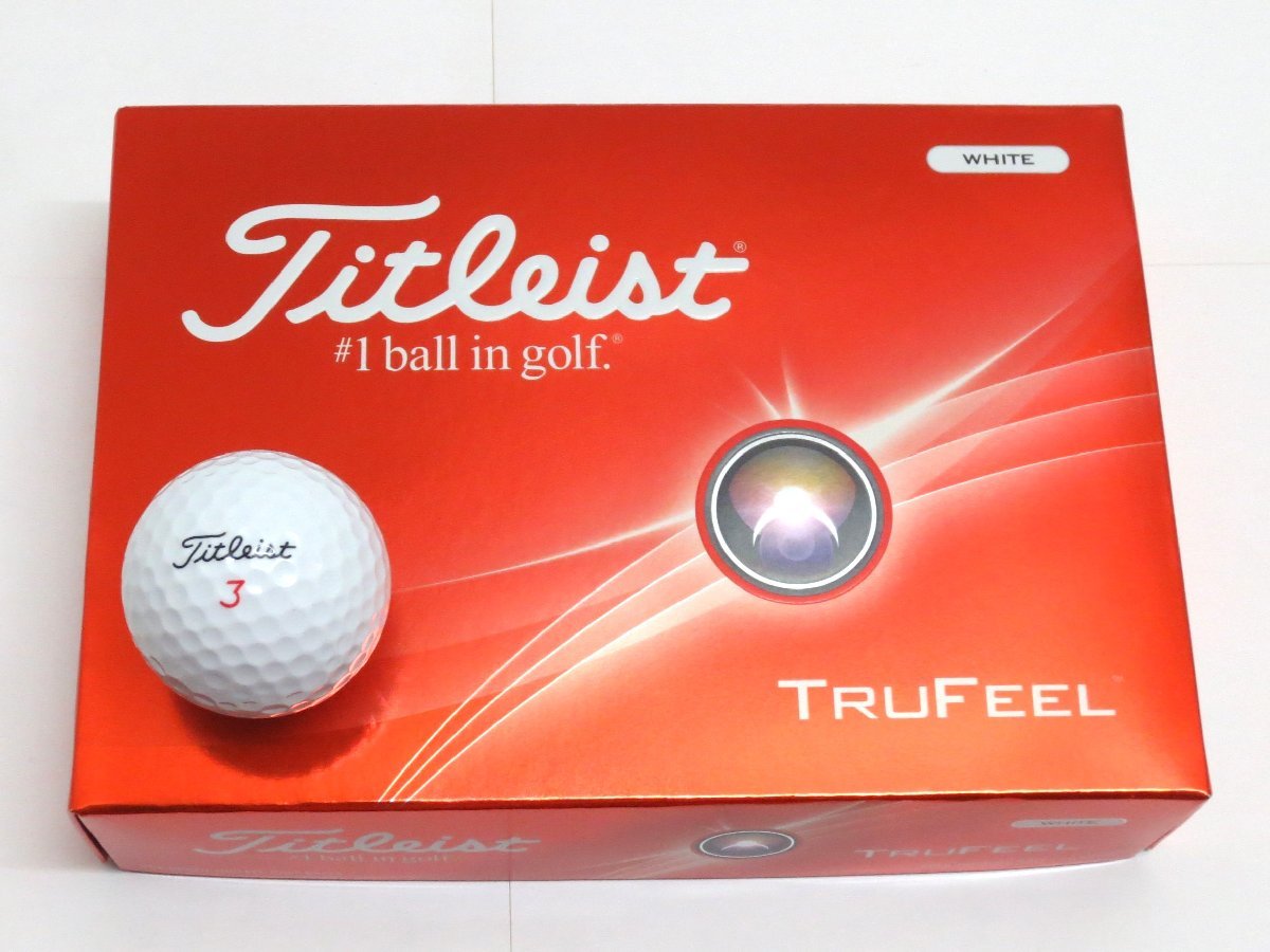 新品★タイトリスト★トゥルーフィール TRUFEEL ボール★2024★ホワイト★日本正規品★3箱★36球★3ダース