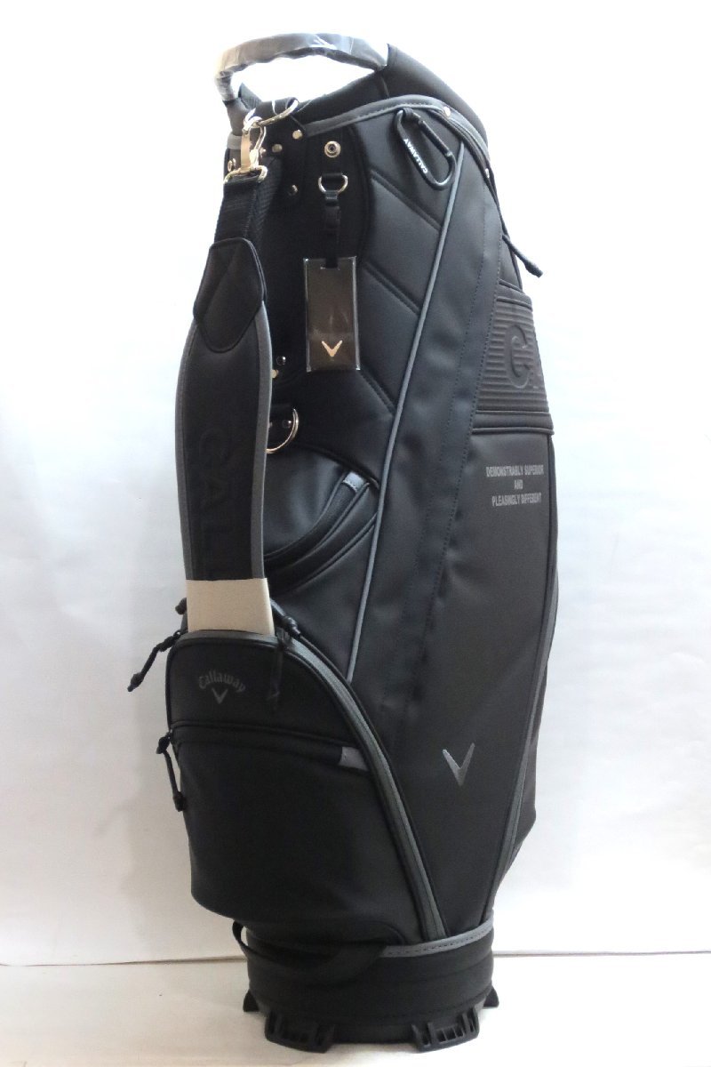 お歳暮 人気 新品★キャロウェイ★フォース Force 24 JM カート キャディバッグ★2024★9.5型 3.4kg★【5124290】ブラック キャロウェイ