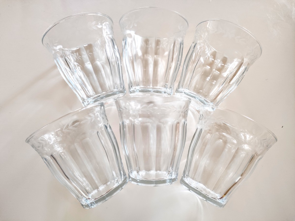 gala spade glass pattern entering pretty natural dressing up 6 point set unused 