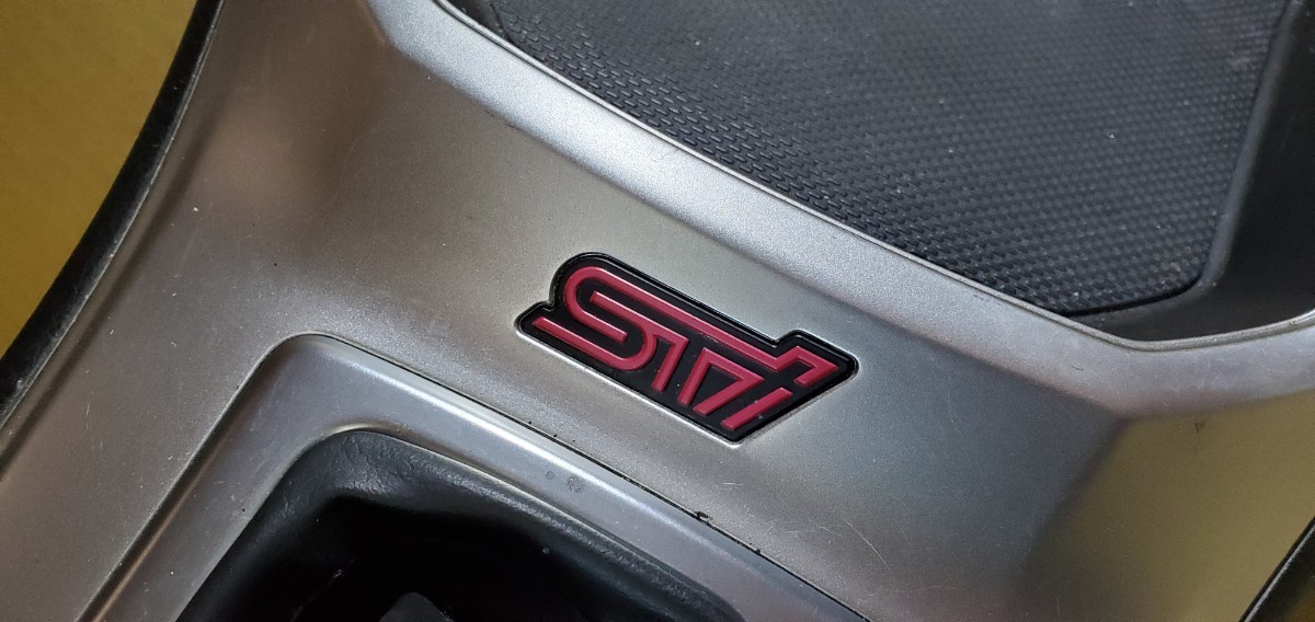 スバル　インプレッサ　GRF　STI　純正　シフトパネル　シフトノブ_画像6