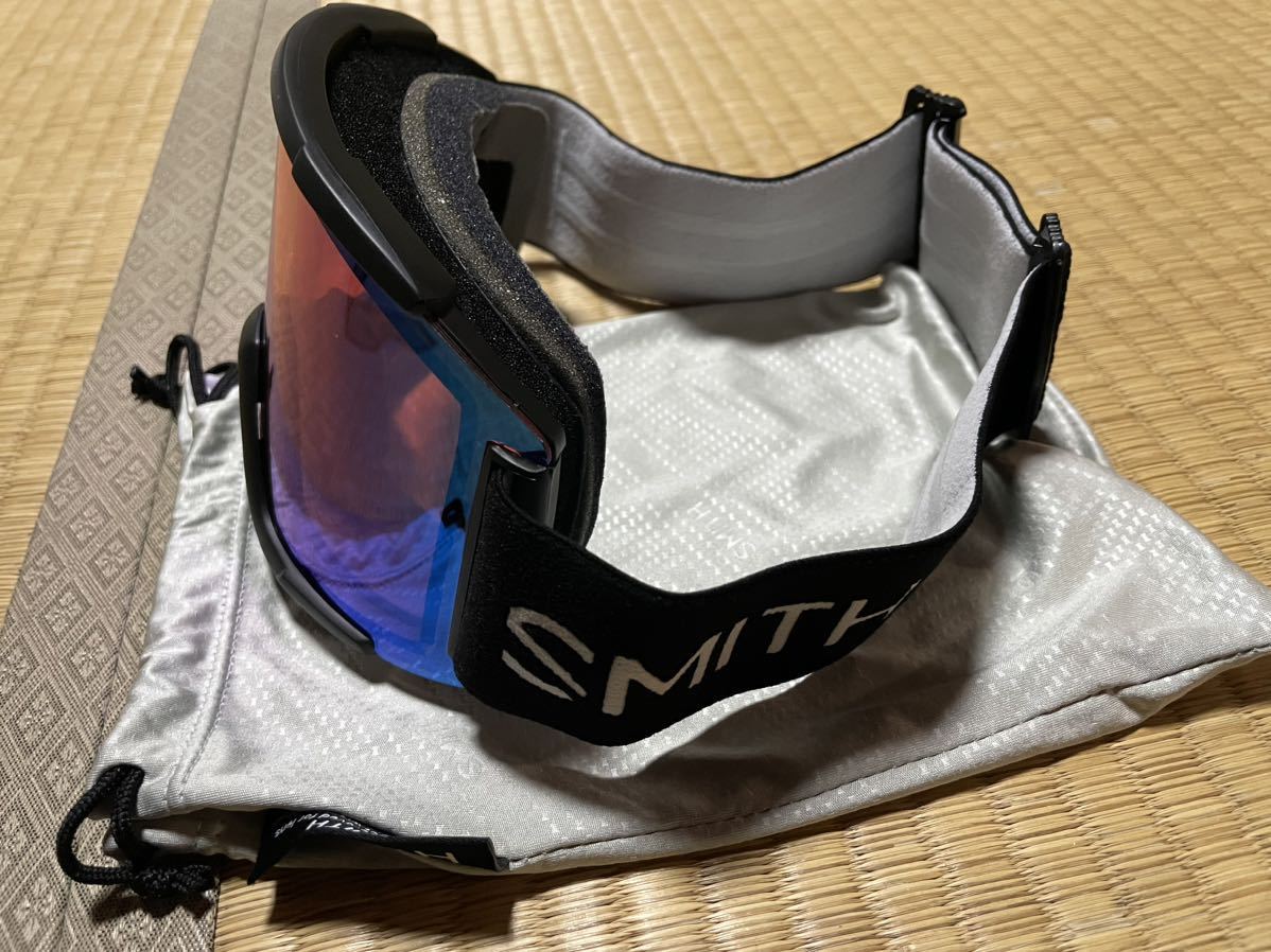 中古 SMITH SQUAD XL BLACK ROSE FIASH クロマポップ 調光 国内正規品 スミス スカッド エックスエル スキー スノーボード ゴーグル_画像3