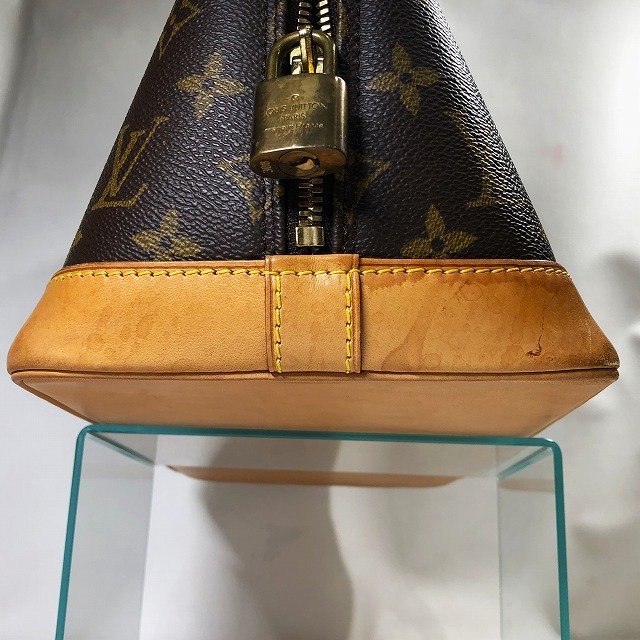 【1円スタート】ルイ・ヴィトン LOUIS VUITTON モノグラム アルマ PM ハンドバッグ ブラウン レディース M51130 中古品 G51-1_画像6