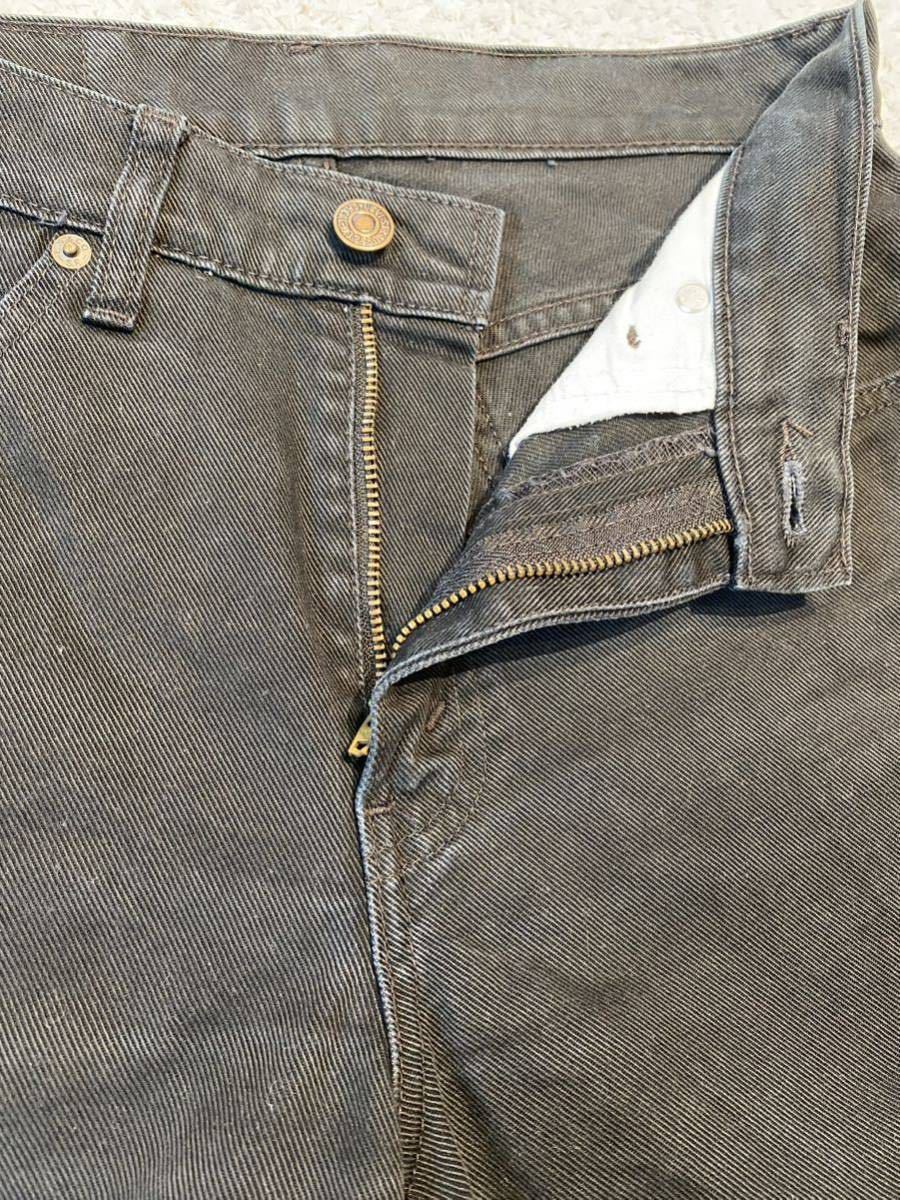 中古 Levi's 606 w30 黒 ツイル スリム ブラック ジーンズ デニム リーバイス_画像5