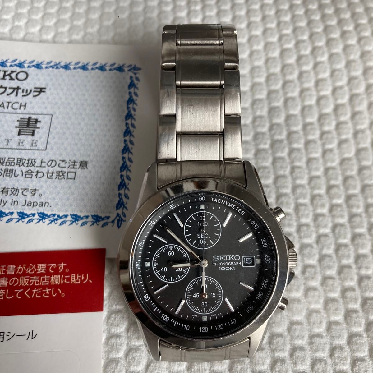 セイコー SEIKO 腕時計 クロノグラフ メンズ時計 SND309PC