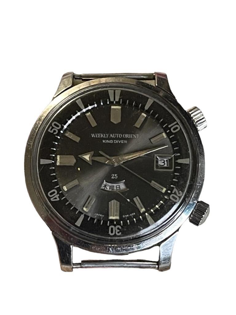 ORIENT WEEKLY AUTO ORIENT KING DIVER オリエント キングダイバー ウイークリーオート 25石 Ref.T19410A　オリジナル中古品_画像2