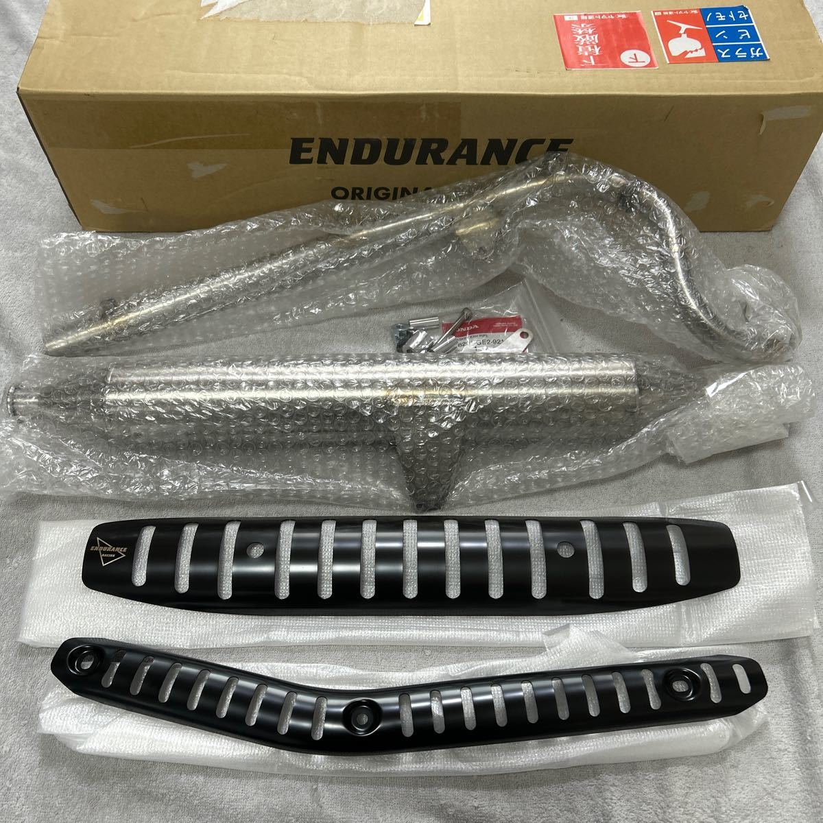 ★ ENDURANCE EL183K2EB1 エンデュランス ハンターマフラー CT125 BLACK 新品 (A60222-2)の画像1