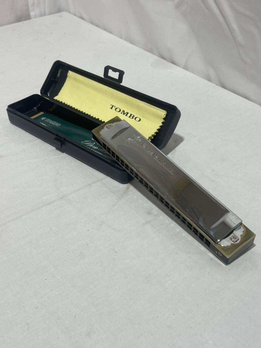 【t109】　TOMBO ハーモニカ G# トンボ プレミアム　21 楽器 ハモニカHARMONICA _画像3