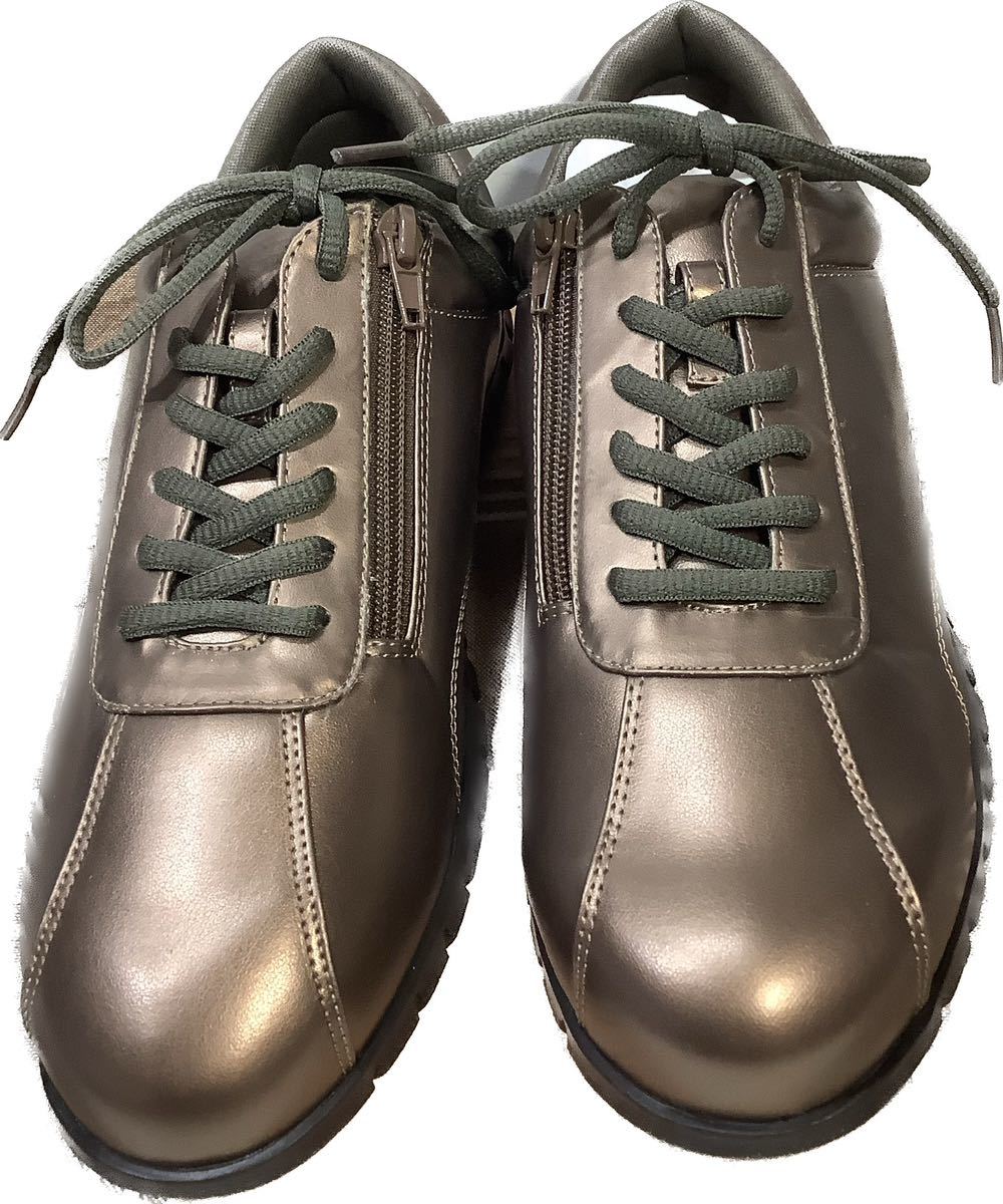  new goods unused goods lady's walking shoes move sole bronze LL②