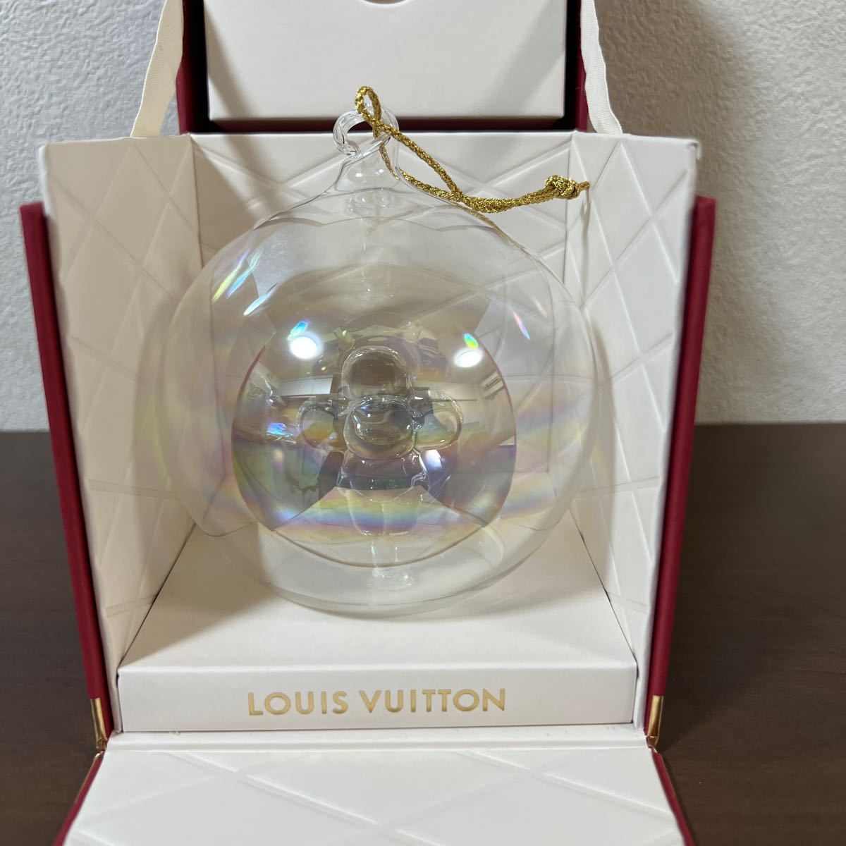 【未使用品】LOUIS VUITTON ルイヴィトン 顧客限定非売品 ノベルティ ヴィヴィエンヌ オーナメント ガラス_画像5