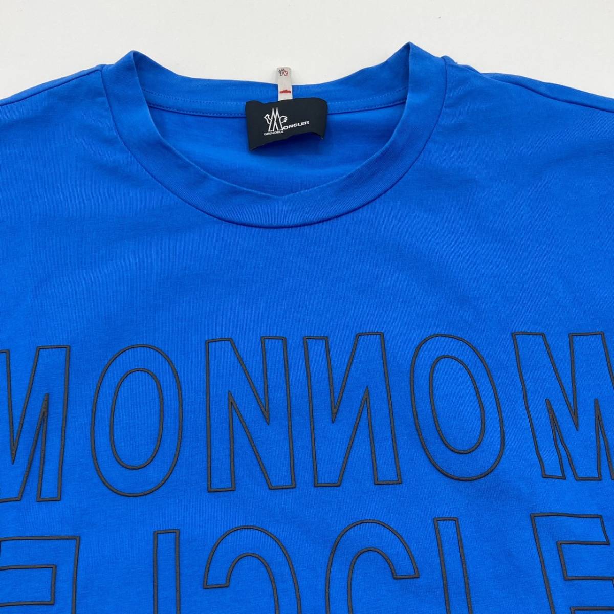 1円　スタート　MONCLER モンクレール GRENOBLE グルノーブル Tシャツ F20978C70910 829HD ブルー サイズ XL_画像3