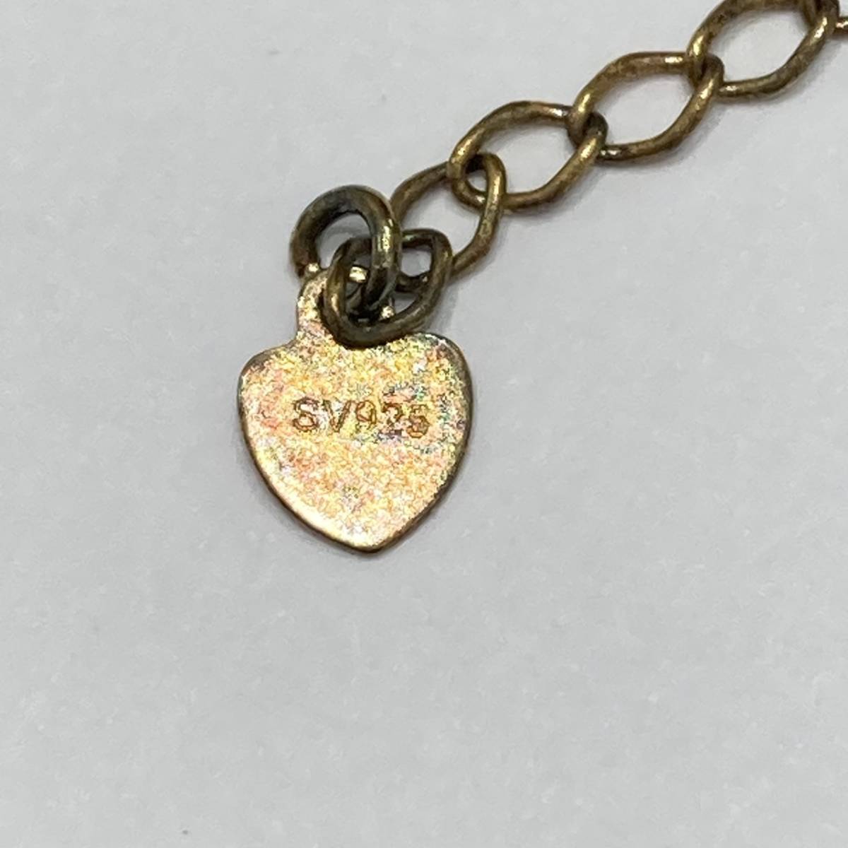 シルバー SV 925 ネックレス リング ダイヤモンド_画像2