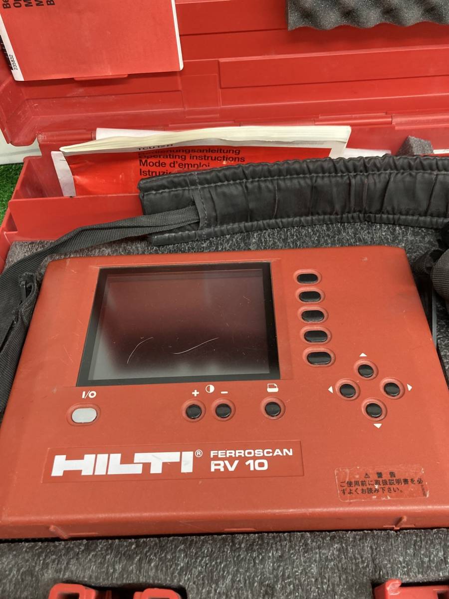 【中古品】HILTI 鉄筋探査機 フェロスキャン Ferroscan RV10 RS10 / IT7U13XJ8ORM_画像2