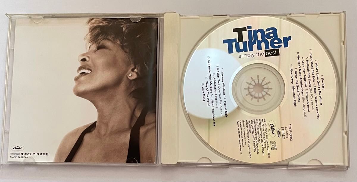ティナ・ターナー「シンプリー・ザ・ベスト」  ベスト　CD  国内盤