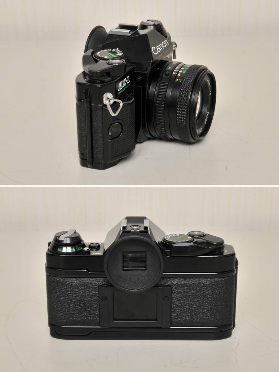 一眼レフカメラ【Canon】キャノン AE-1 PROGRAM、FD 50mm F1.8、Tokina 80-200mm F4、SPEEDLITE 188A／ジャンク品_画像4