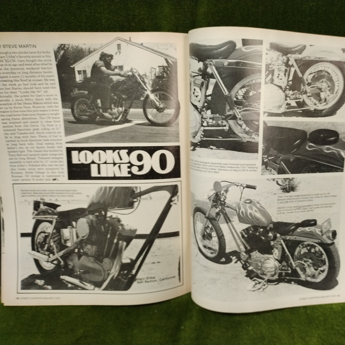 ストリートチョッパー street chopper 1979年1月号　年式相応の痛みはあります メンテナンス バイカーズステーション カスタムトライアンフ_画像7