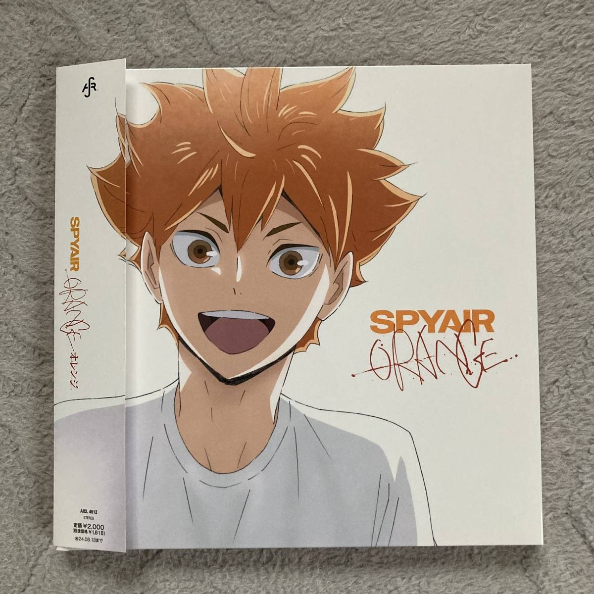 SPYAIR シングル【オレンジ】期間生産限定盤 CD　劇場版ハイキュー!! ゴミ捨て場の決戦 主題歌_画像1