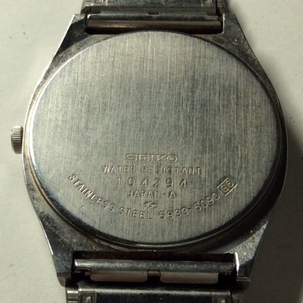 【未点検・未清掃】SEIKO 7820-5030 / 5933-5090 / 8123-6320 / 6030-5500 / 4M21-0B50 【メンズ腕時計5本セット】_画像7