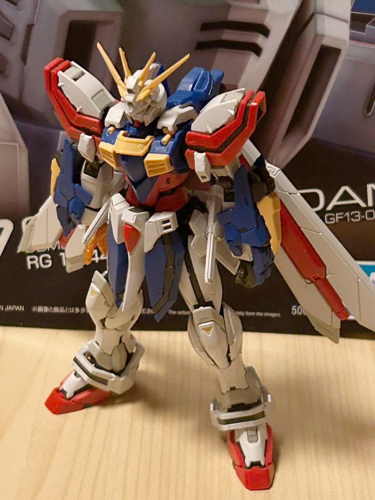 プラモデル　ガンプラ　RG 1/144 ゴッドガンダム　素組完成品_画像2